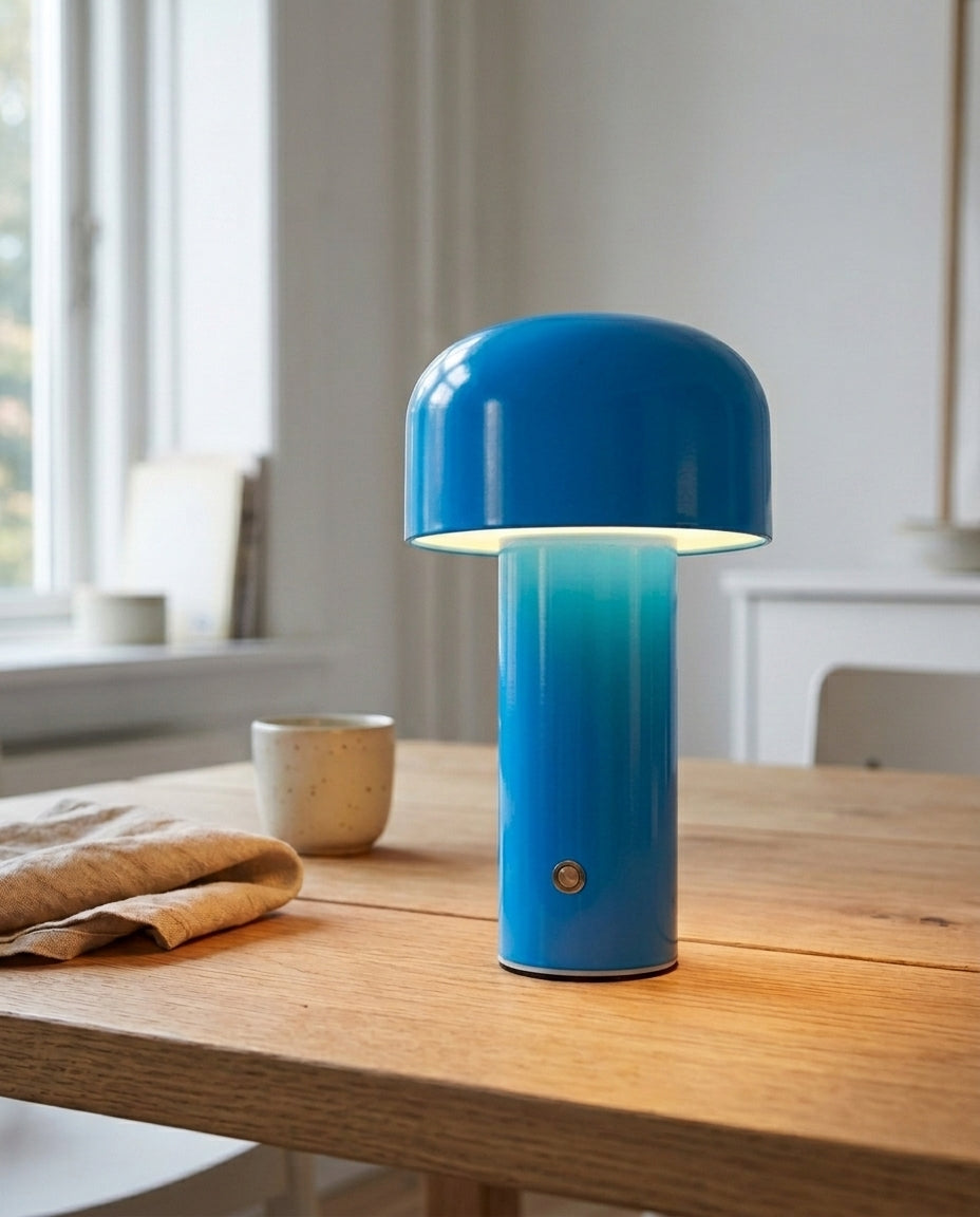 Svampelampe | Genopladelig LED-touch-lampe til skrivebord