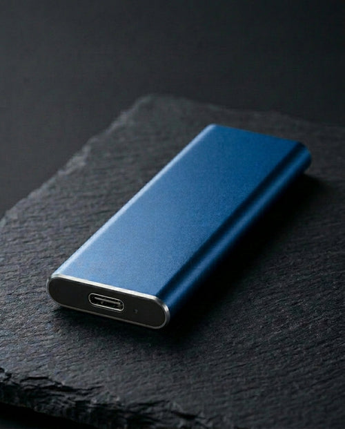4TB Bærbar SSD | SlimVault USB-C Ekstern Harddisk