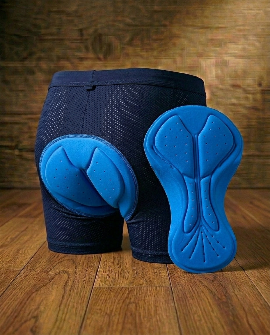 Motorcykelshorts med polstring – 5D gelkomfort