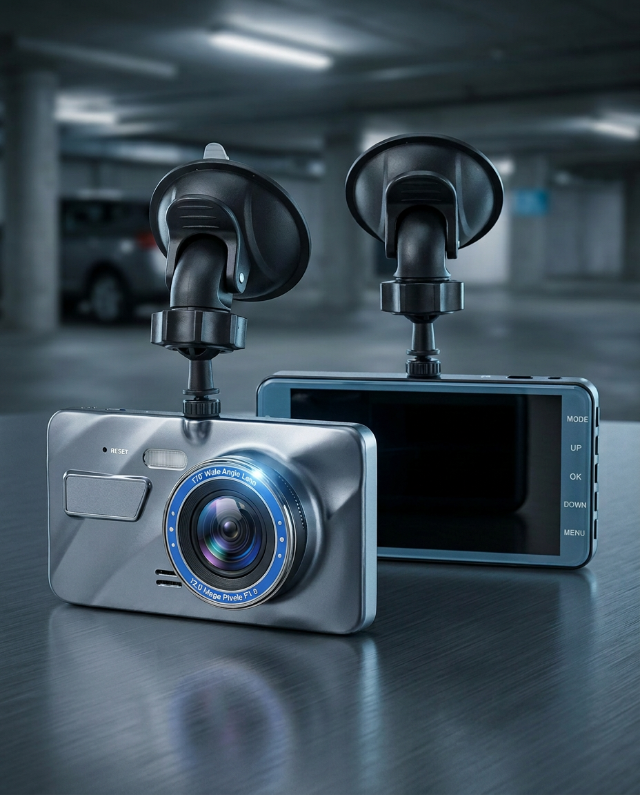 Dual-Dashcam Foran & Bagved 1080P | Nattesyn, G-Sensor