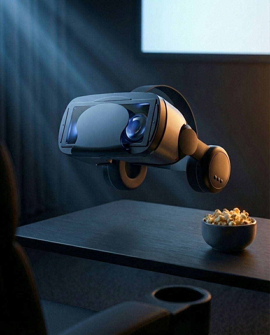VR-headset med indbyggede høretelefoner | ImmersaView Pro