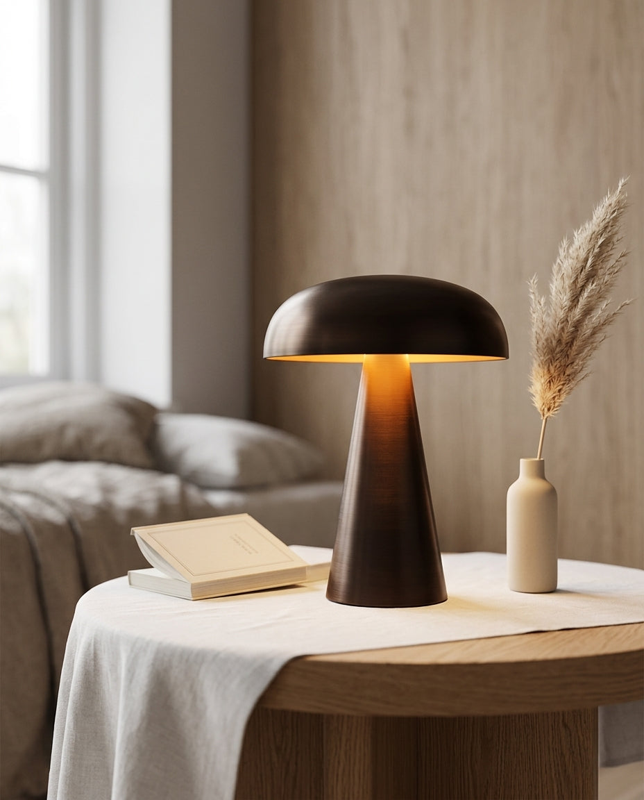 Trådløs Bordlampe – Dæmpbar Batteridrevet Lampe | Aurum Glow