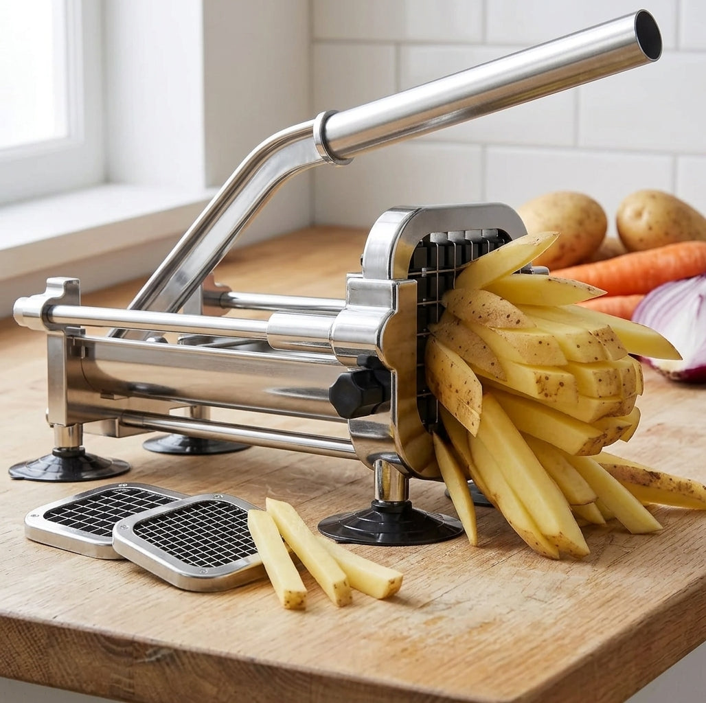 Pommes frites-skærer – Rustfrit stål | Udskiftelige blade