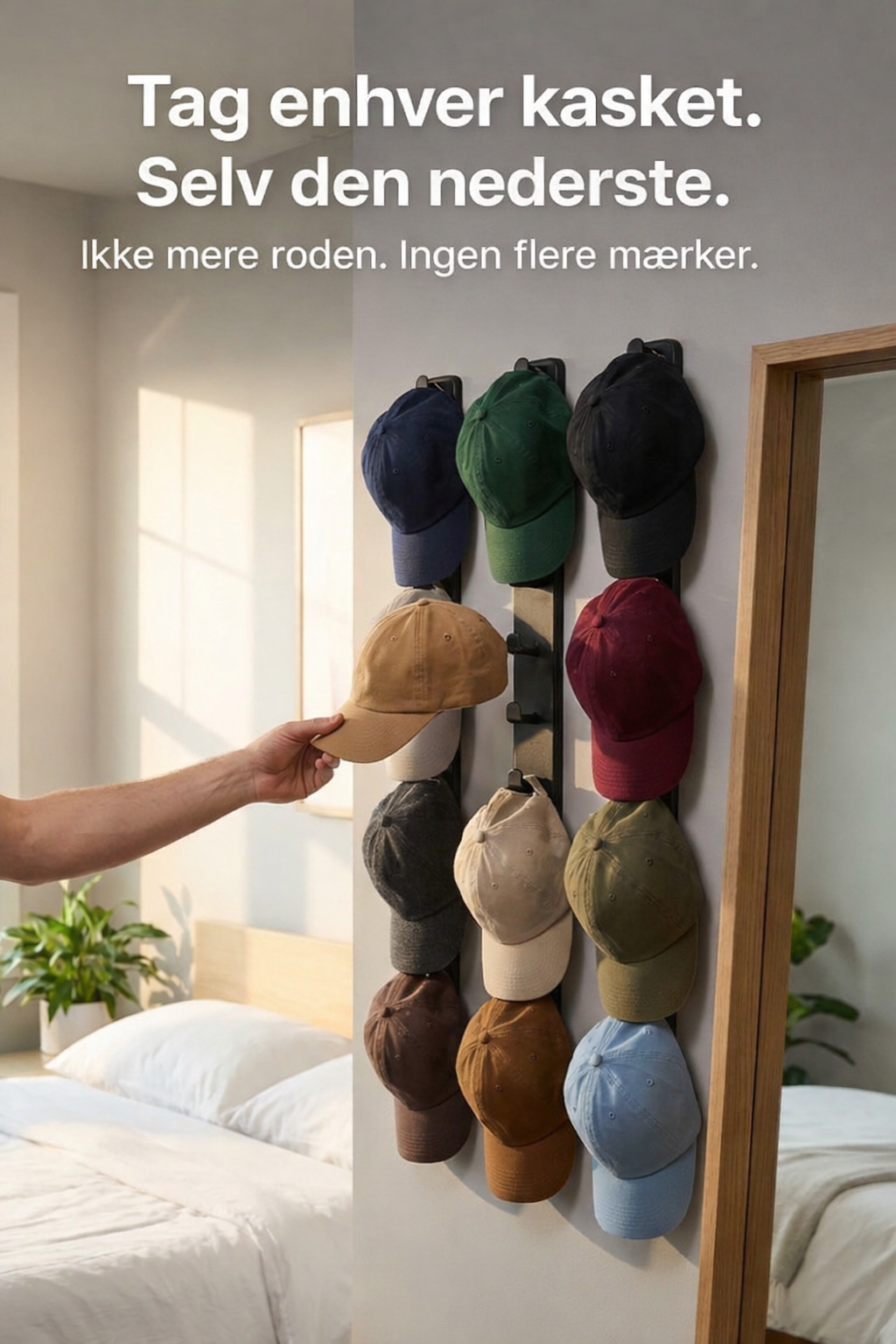 CapStack Pro – Lodret Kasketholder