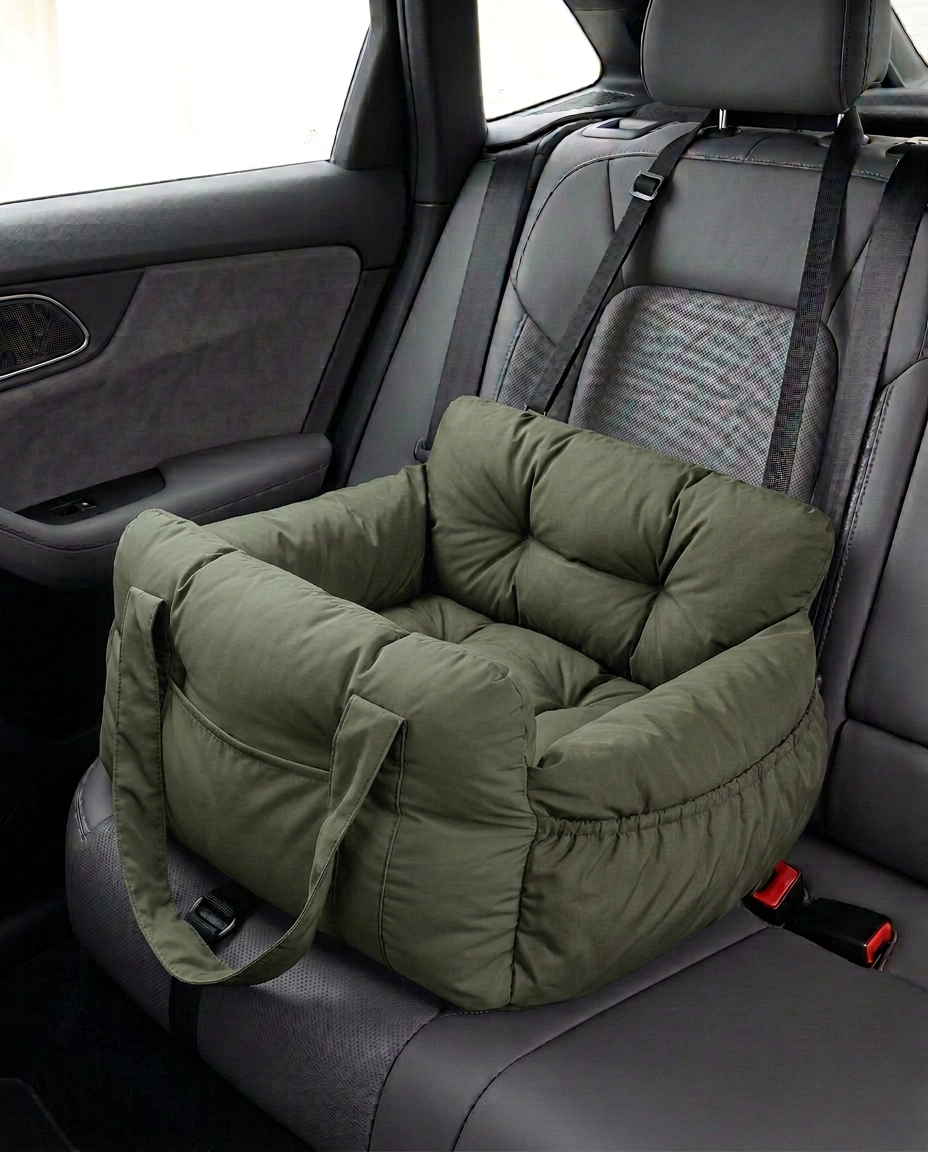 Hundeautosæde | Cosy Ride Bolster – Sikkert & maskinvaskbart