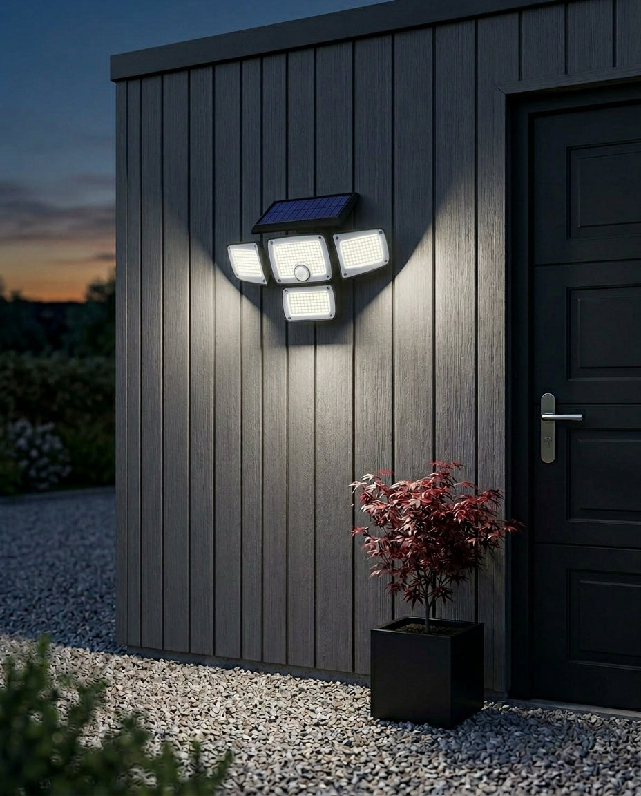 SentryBeam solcelledrevet sikkerhedslampe