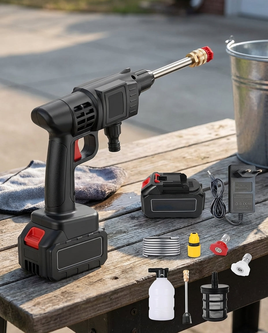AquaShot Pro Trådløs højtryksvasker