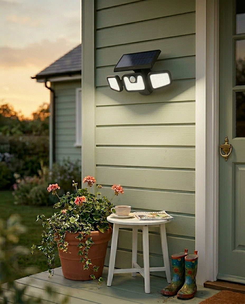 SentryBeam solcelledrevet sikkerhedslampe