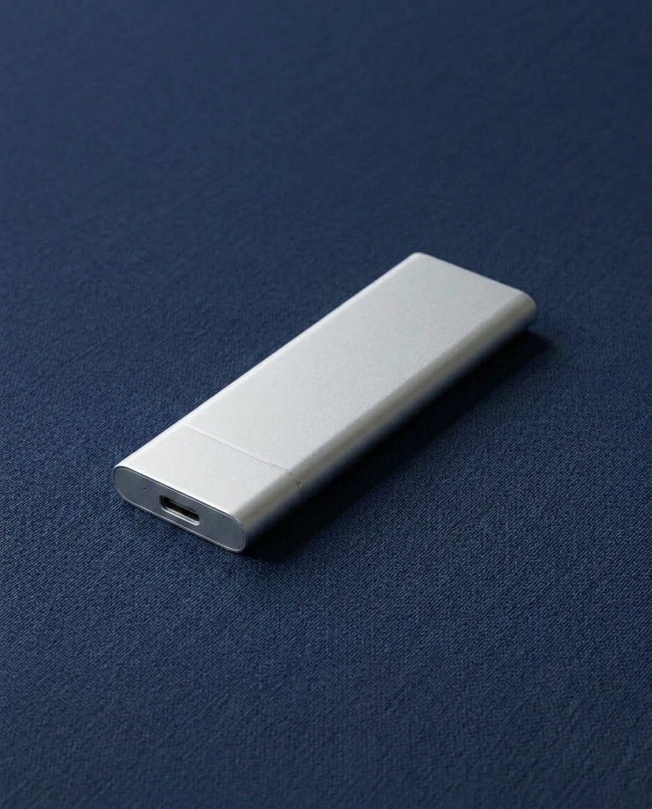2TB Bærbar SSD USB 3.1 | Lynhurtig Ekstern Harddisk