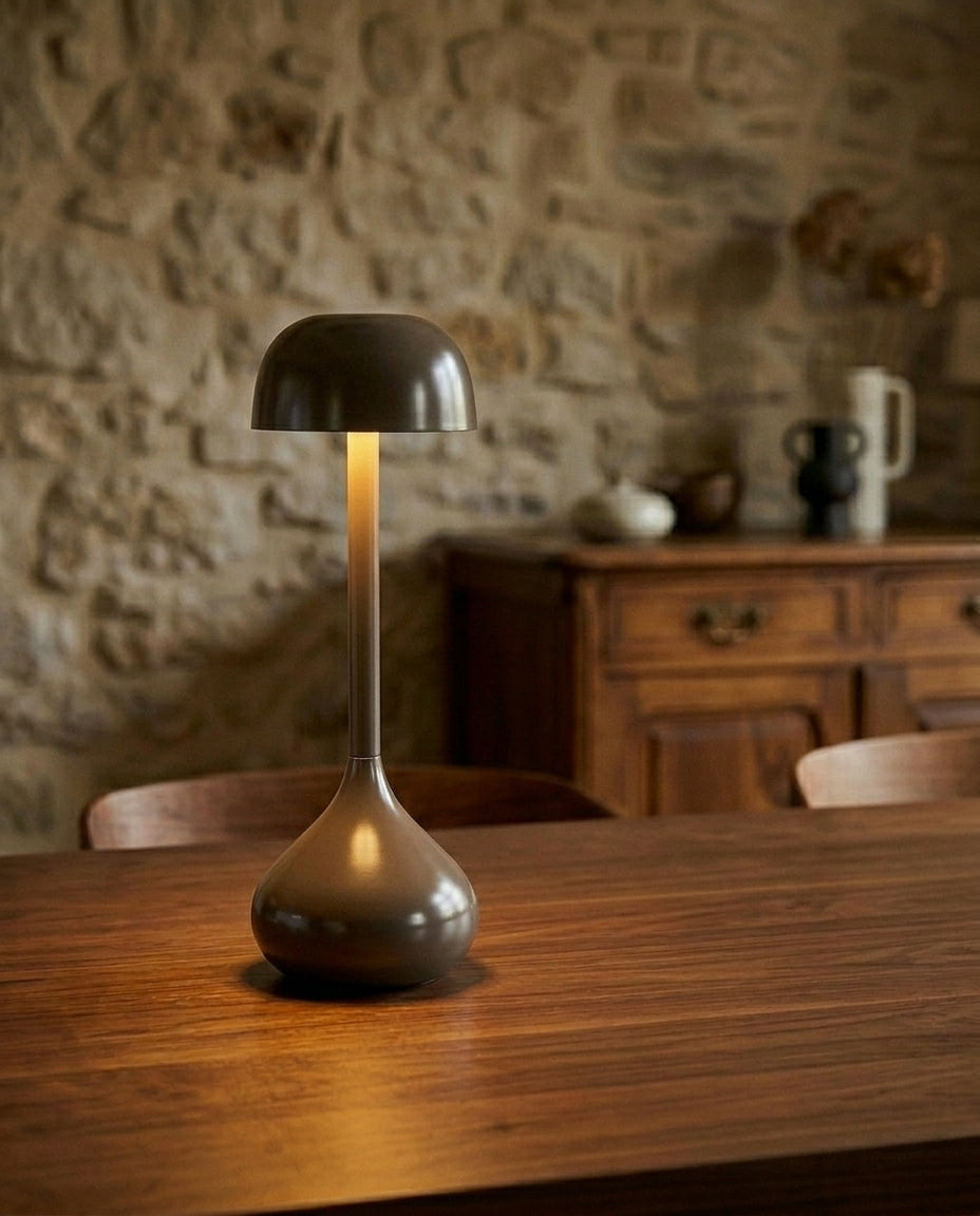 Trådløs dæmpbar svampebordlampe | Genopladelig