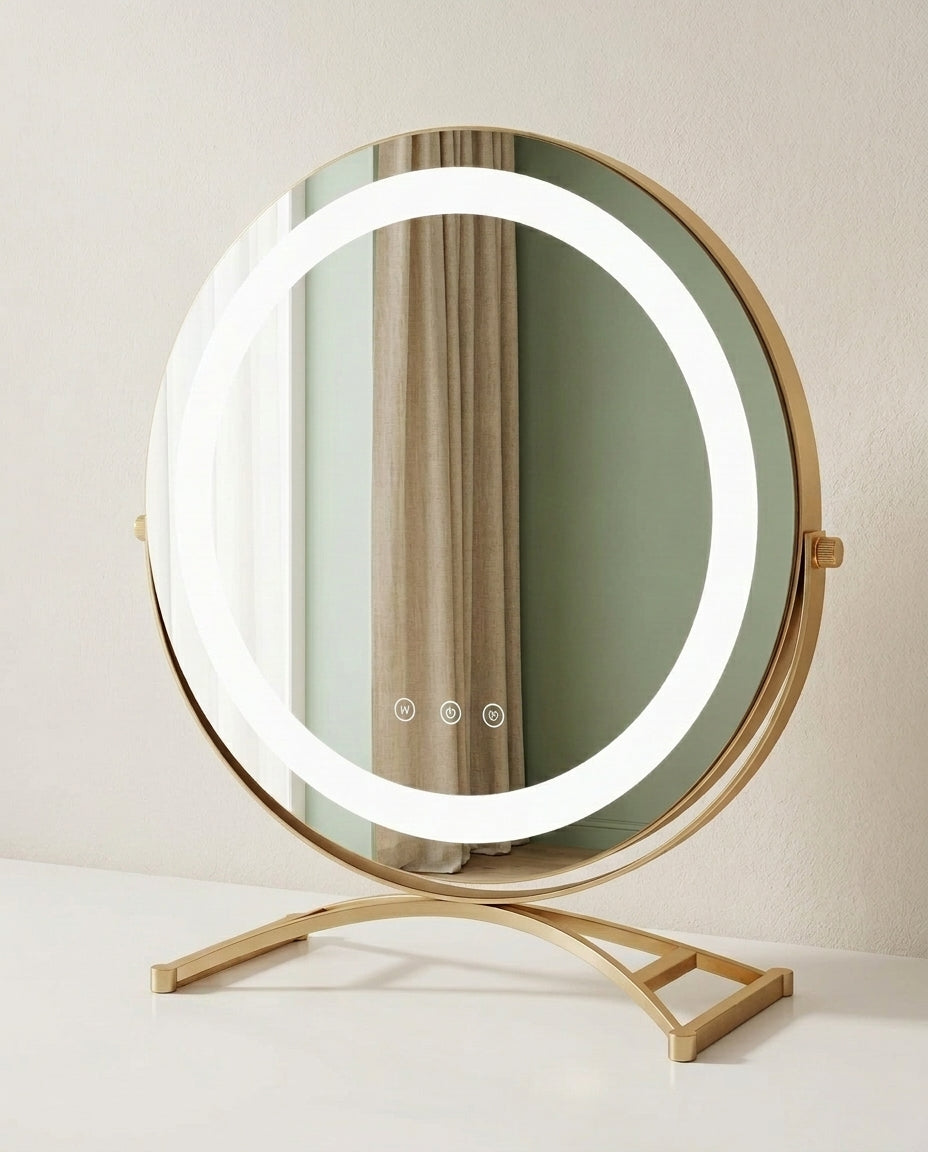 LED-Schminkspiegel mit Touch-Steuerung | Lumi Glow