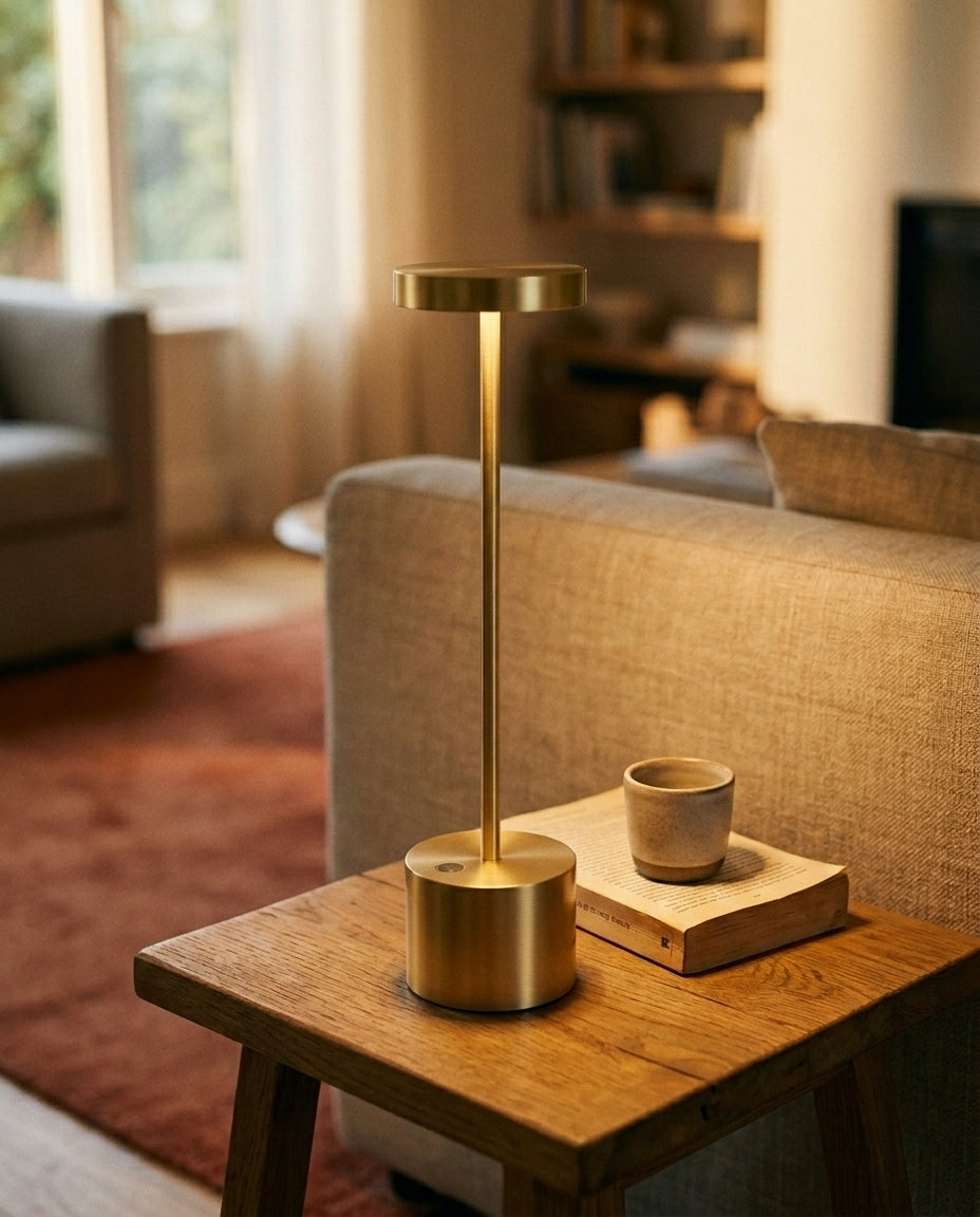 Genopladelig LED-bordlampe | Touch-dæmpning – Lumara