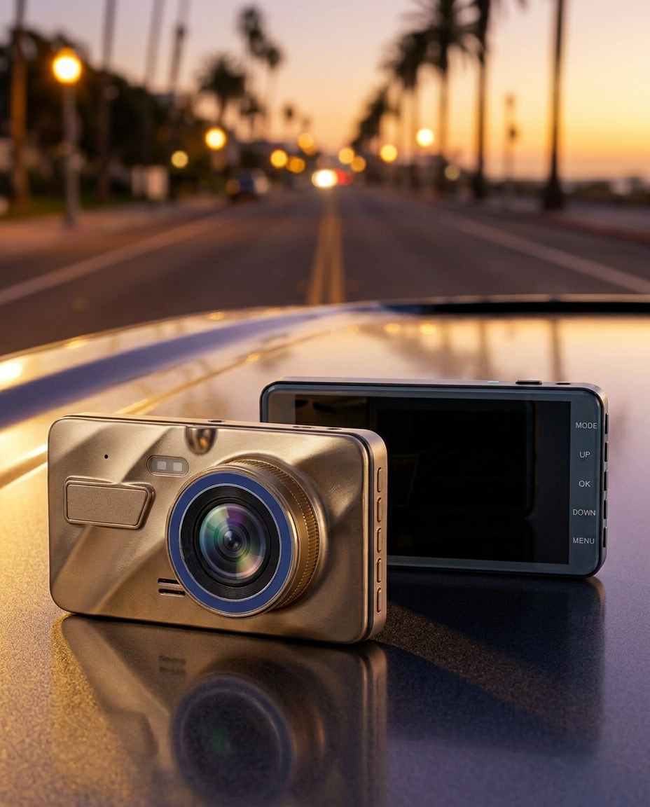 Dual-Dashcam Foran & Bagved 1080P | Nattesyn, G-Sensor