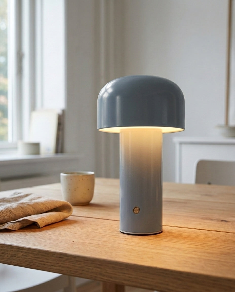 Svampelampe | Genopladelig LED-touch-lampe til skrivebord
