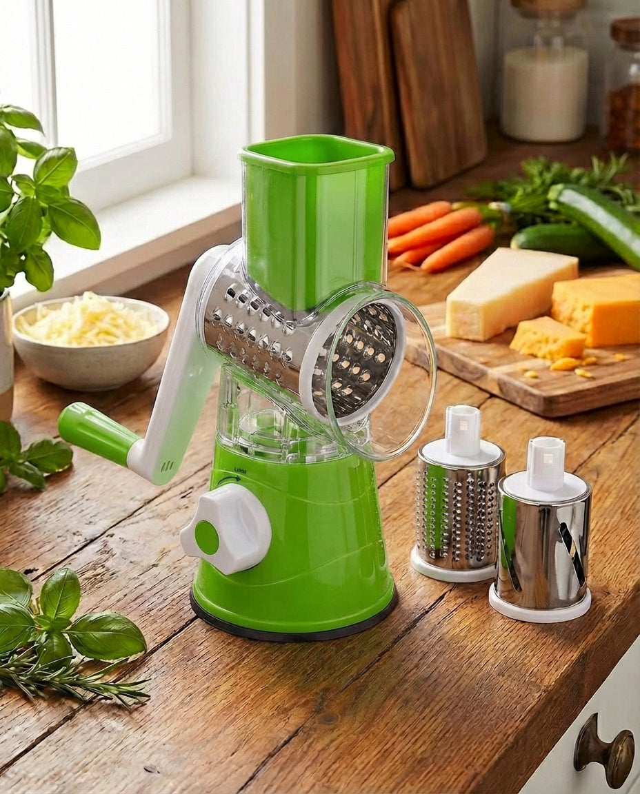 ChopMaster Pro 3-i-1 Roterende Rivejern