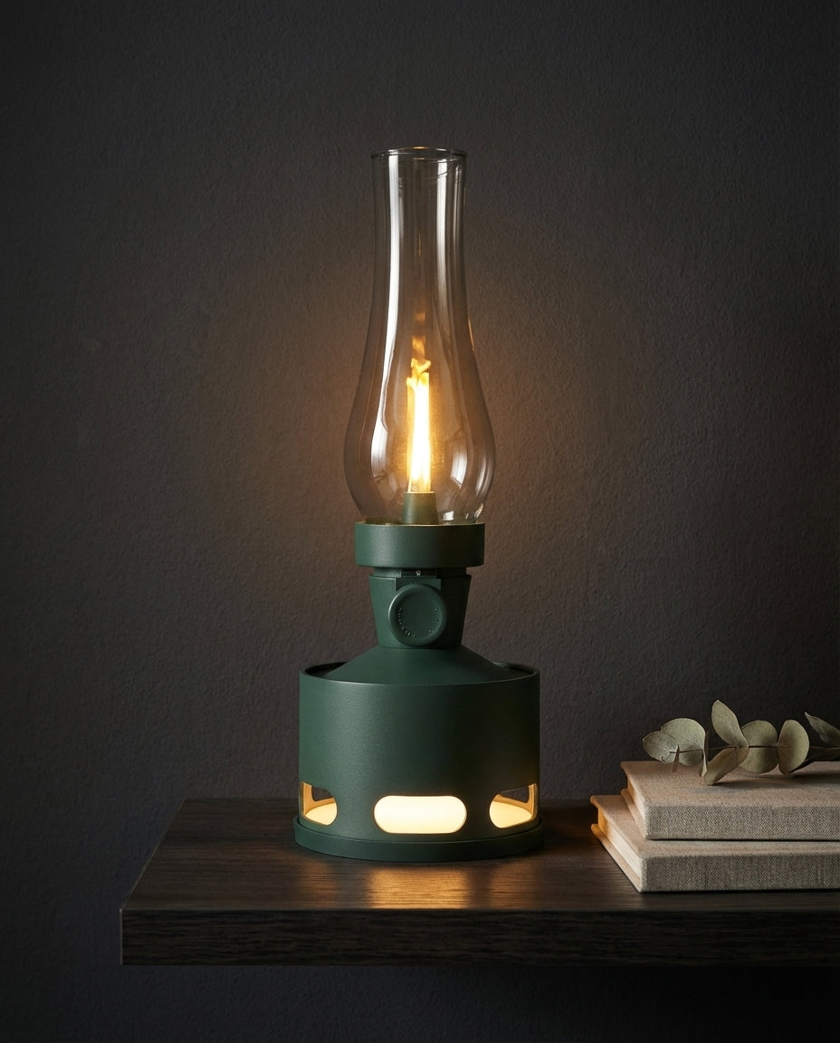 Genopladelig Vintage LED-lygte – WickGlow | USB-C