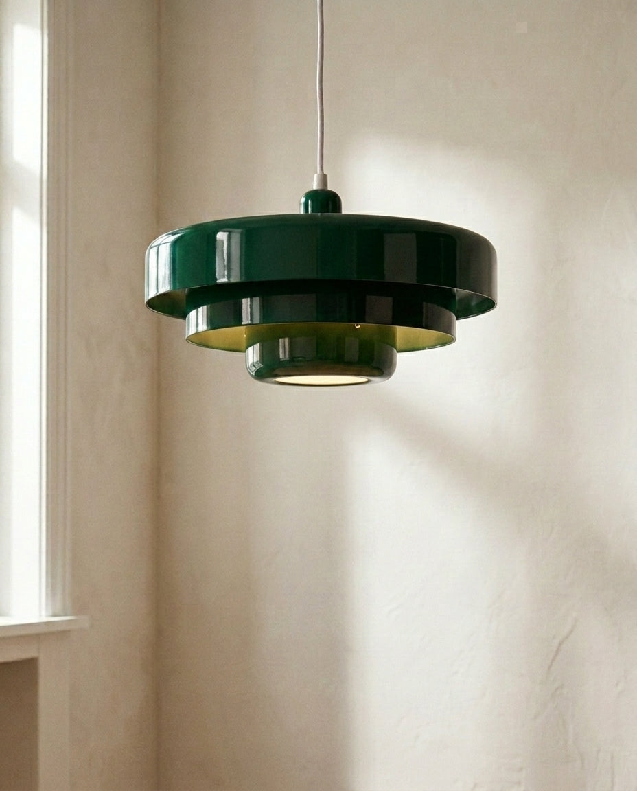 Nordisk pendel | Flerlagsdesign vintage LED-loftlampe