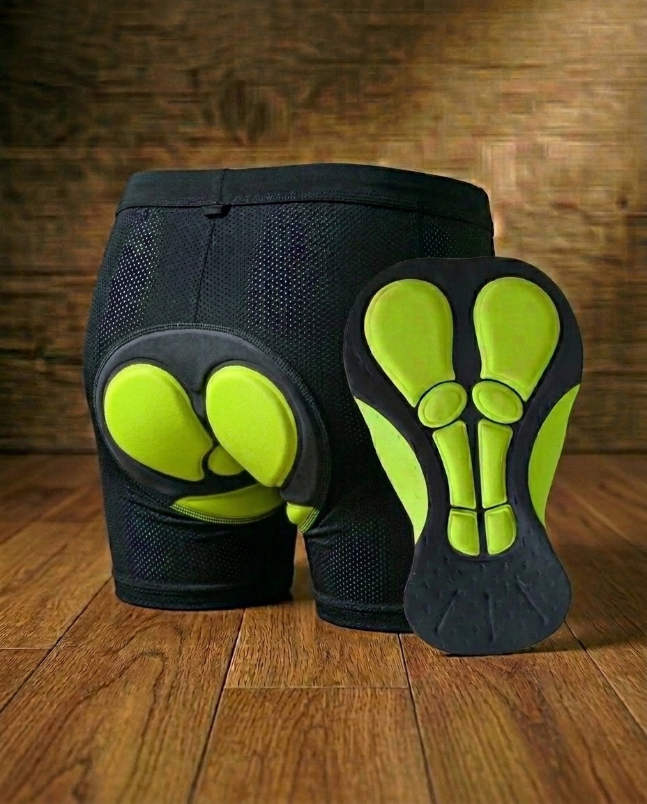 Motorcykelshorts med polstring – 5D gelkomfort
