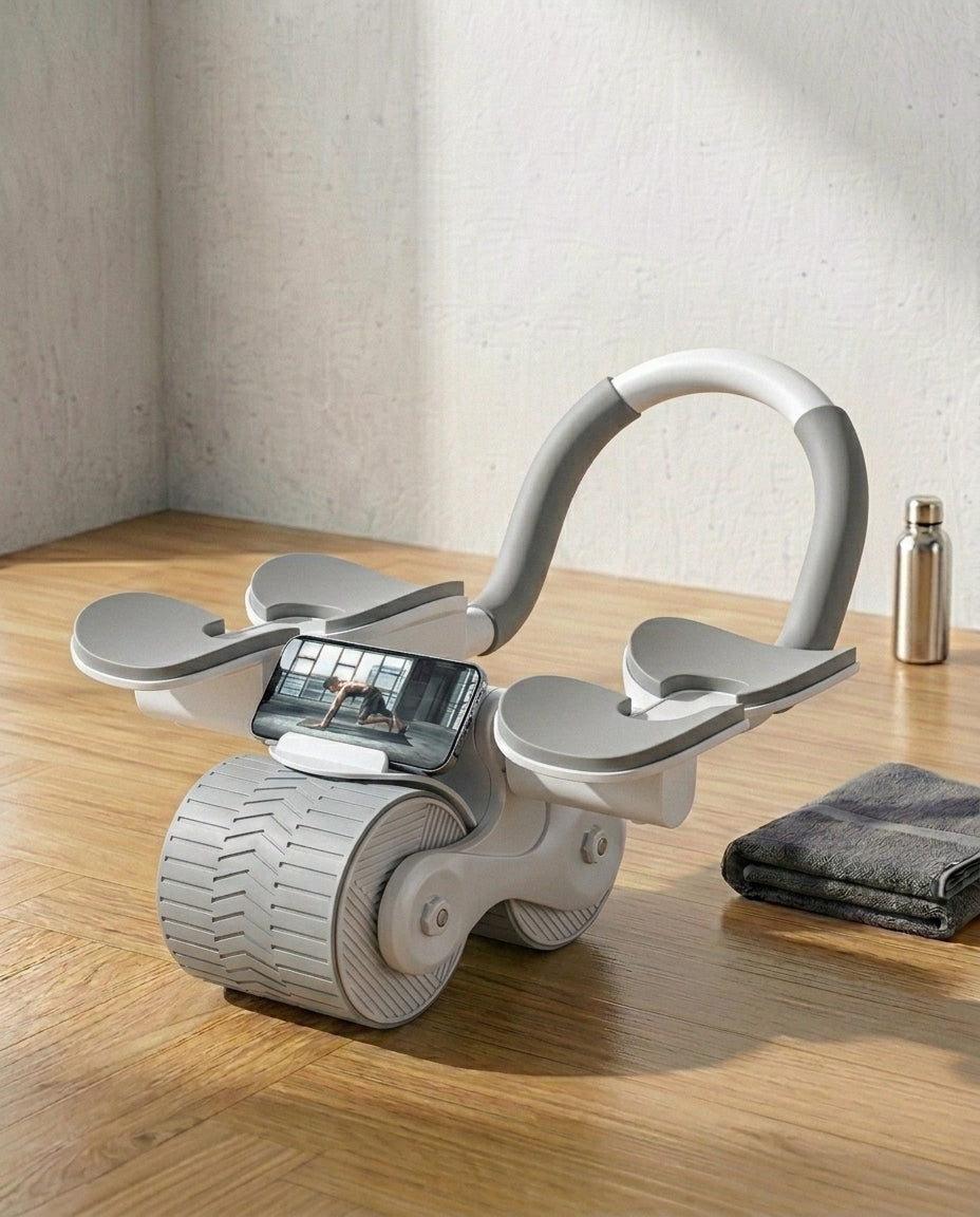 Mavemuskeltræner med telefonholder | CorePro 360