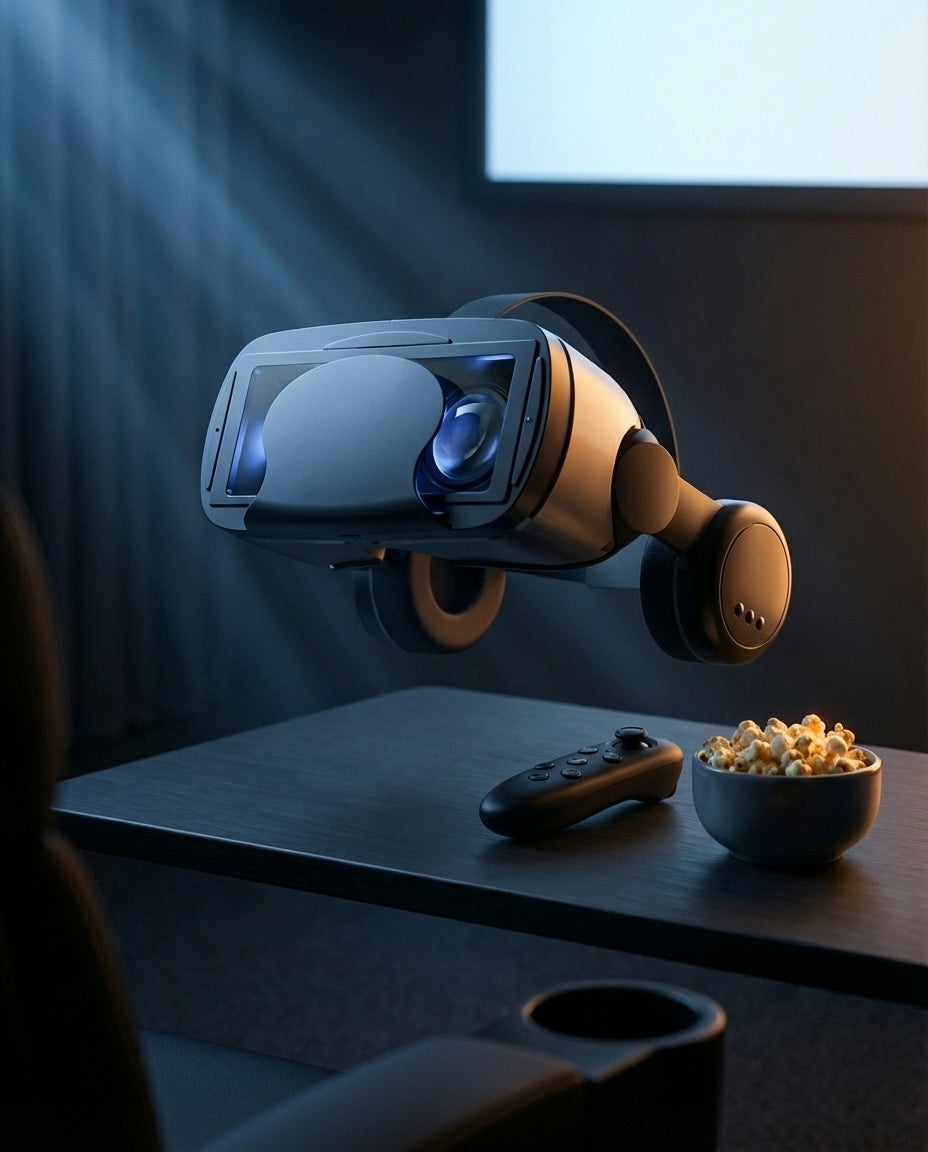 VR-headset med indbyggede høretelefoner | ImmersaView Pro