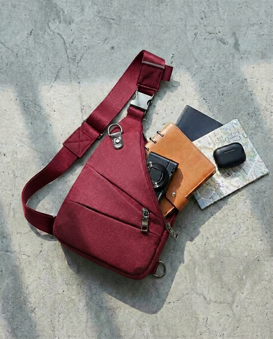 Enkeltrem Tyverisikret Skuldertaske | SlimShield