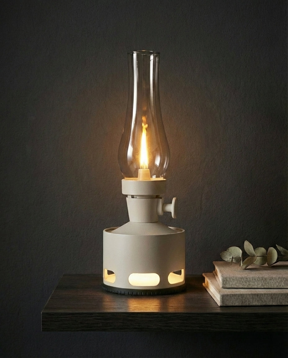 Genopladelig Vintage LED-lygte – WickGlow | USB-C