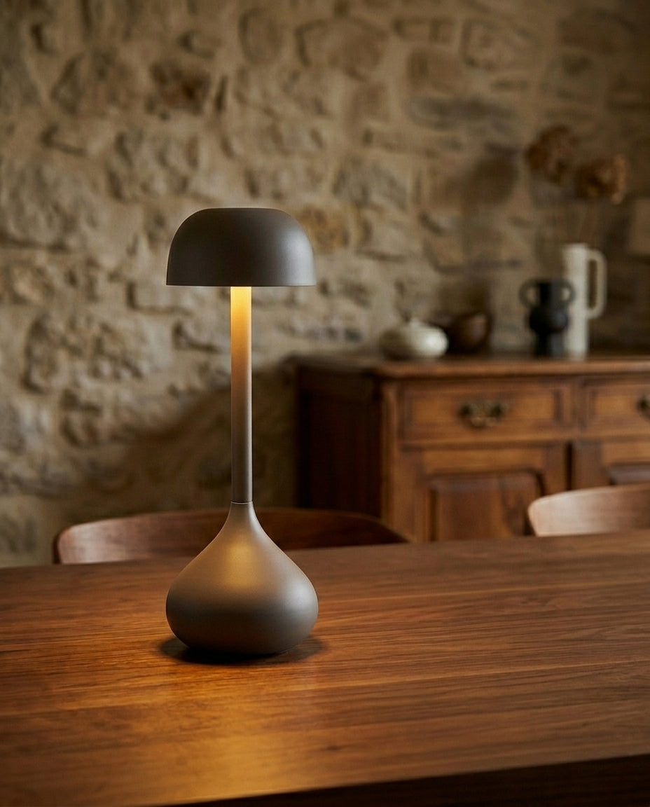 Trådløs dæmpbar svampebordlampe | Genopladelig