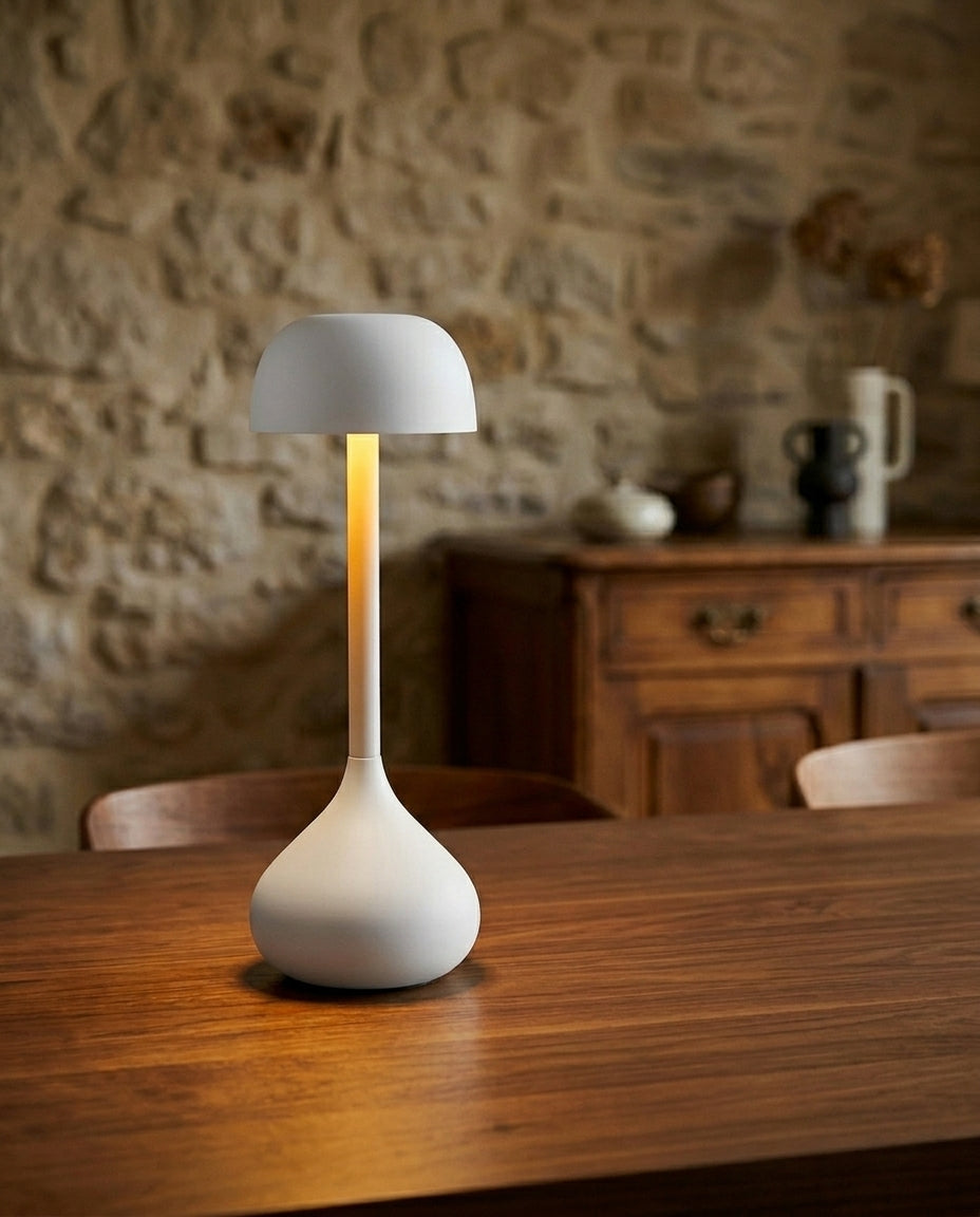 Trådløs dæmpbar svampebordlampe | Genopladelig