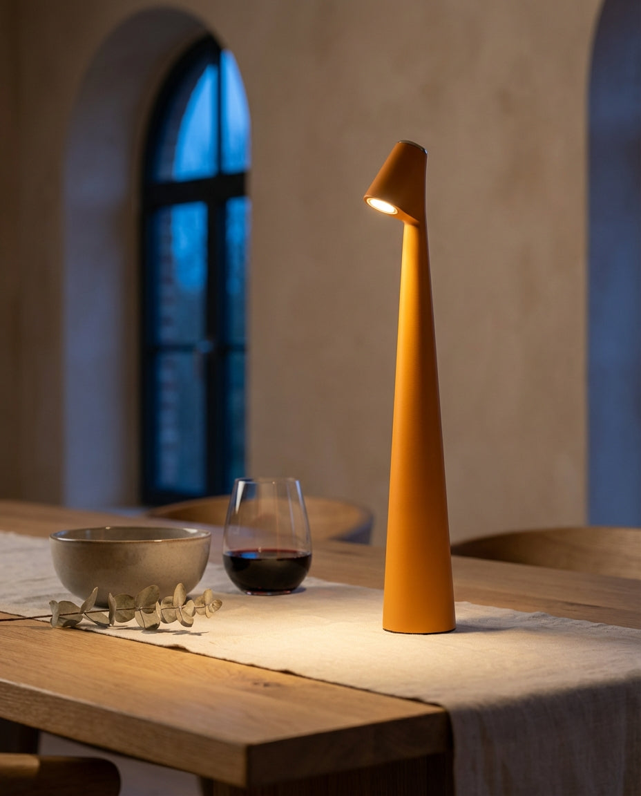 Trådløs LED-bordlampe | Nordisk design | Touch-dimmer