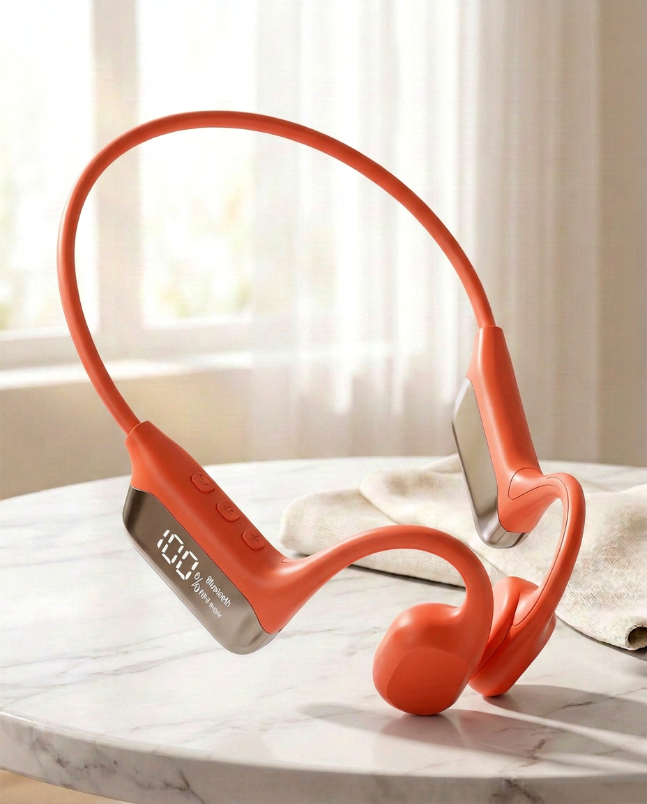 Vandtætte svømmehovedtelefoner | 32GB MP3 Bluetooth IPX8