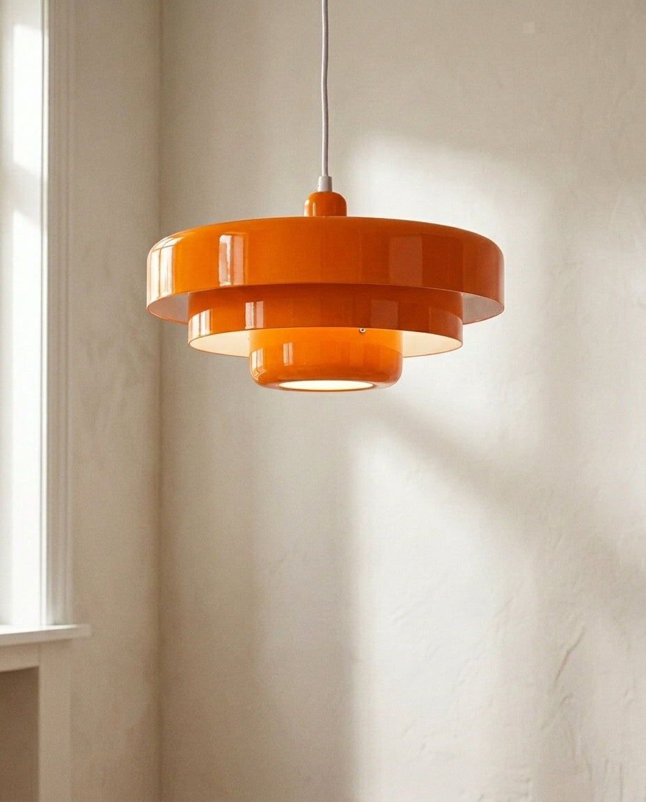 Nordisk pendel | Flerlagsdesign vintage LED-loftlampe