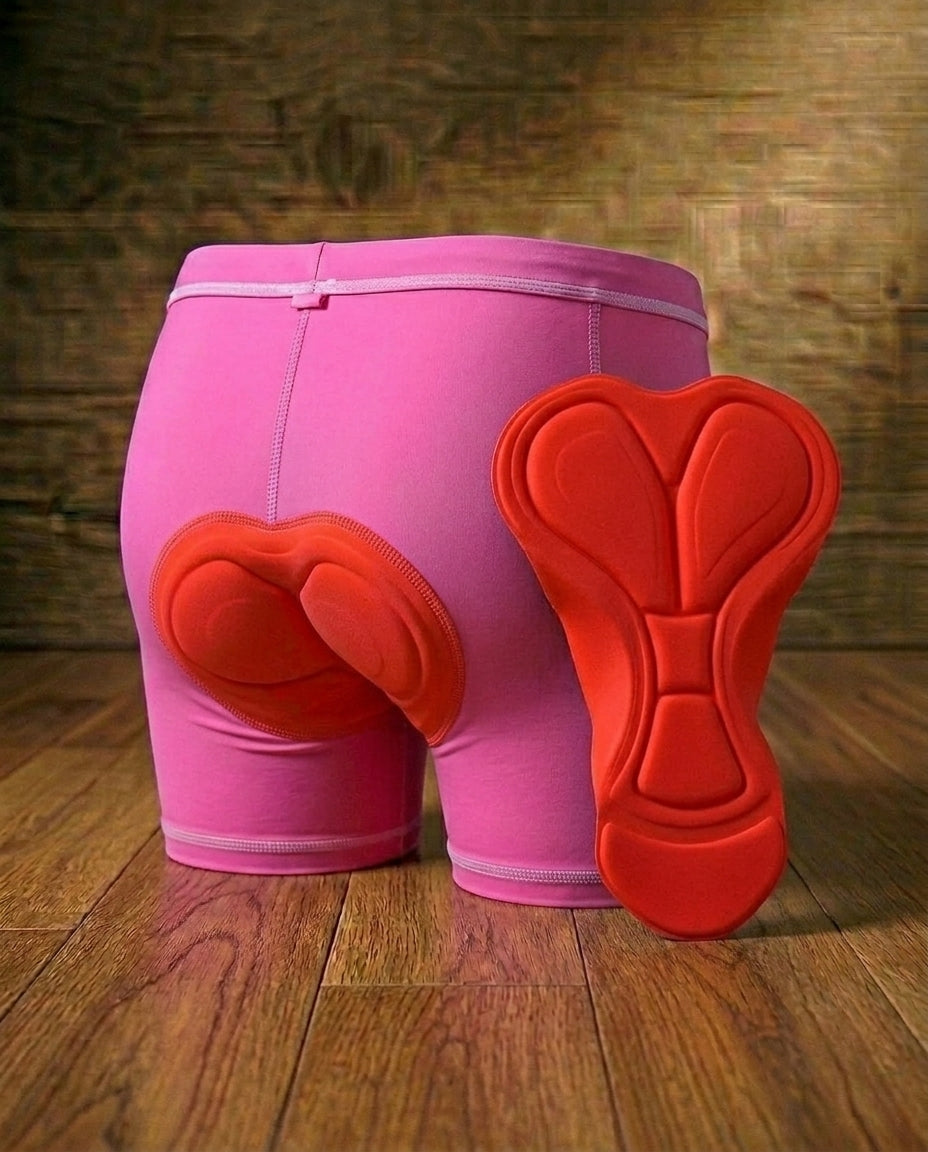 Motorcykelshorts med polstring – 5D gelkomfort