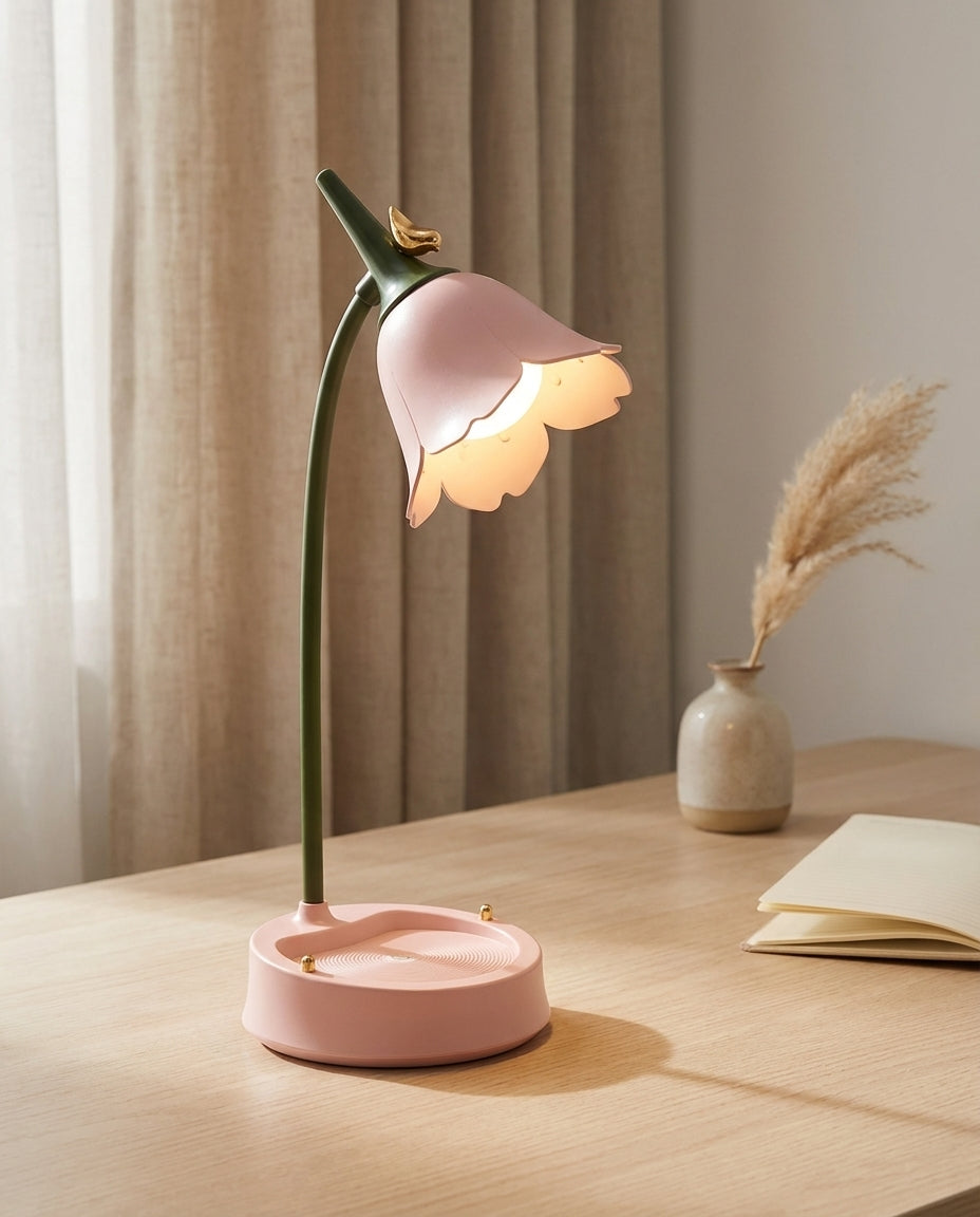 Blomsterbordslampe | BloomGlow – Touch & Dæmpbar LED