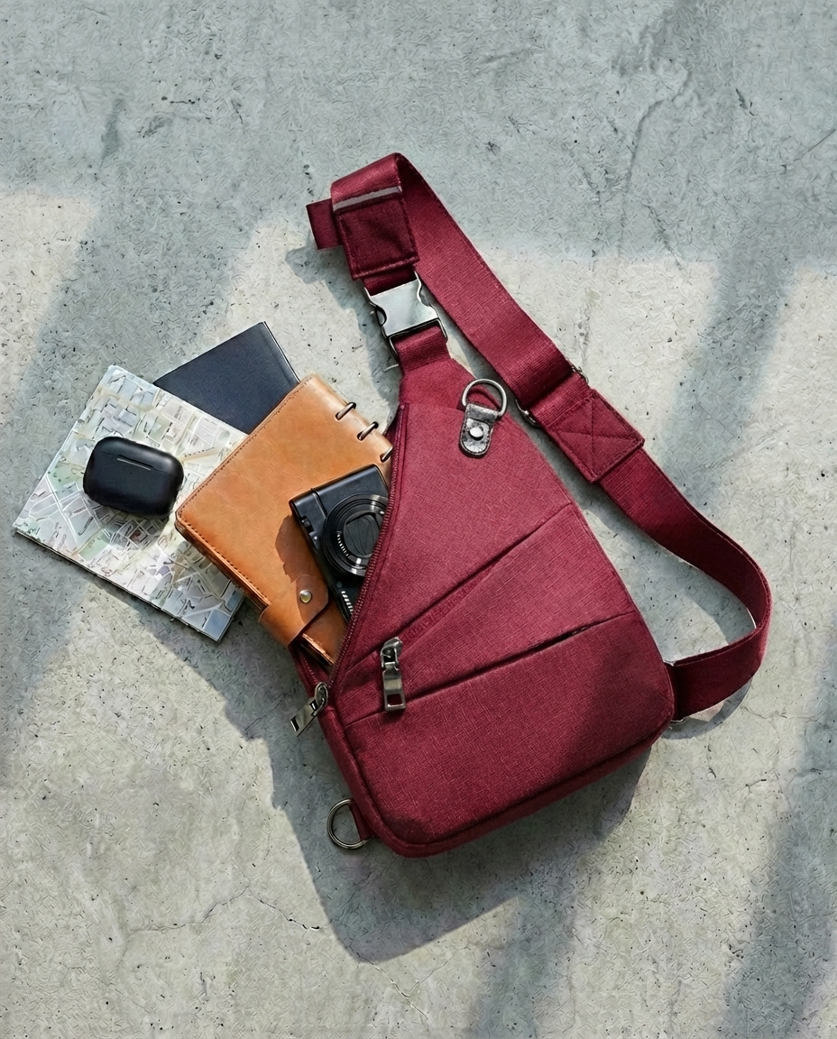 Enkeltrem Tyverisikret Skuldertaske | SlimShield