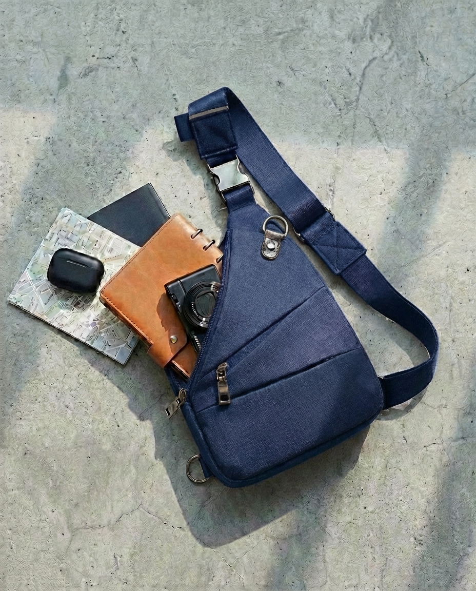 Enkeltrem Tyverisikret Skuldertaske | SlimShield