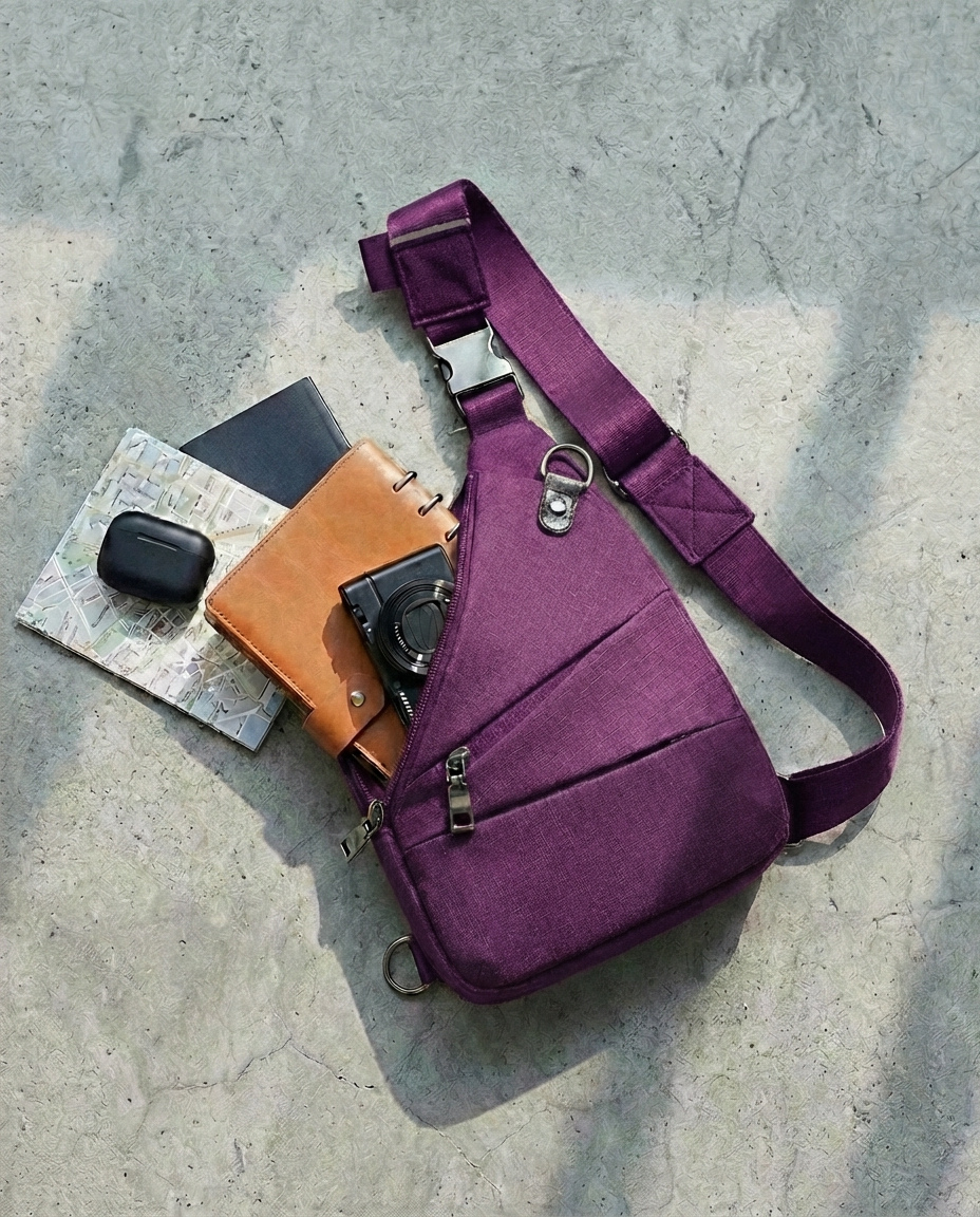 Enkeltrem Tyverisikret Skuldertaske | SlimShield