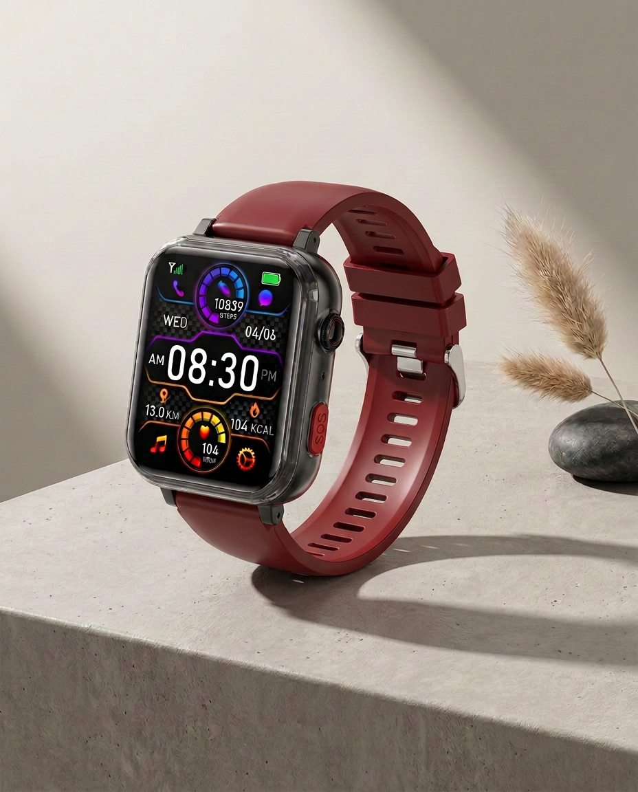 4G Smartwatch GPS SOS Blodsukker Sundhed | ConnectCare Pro