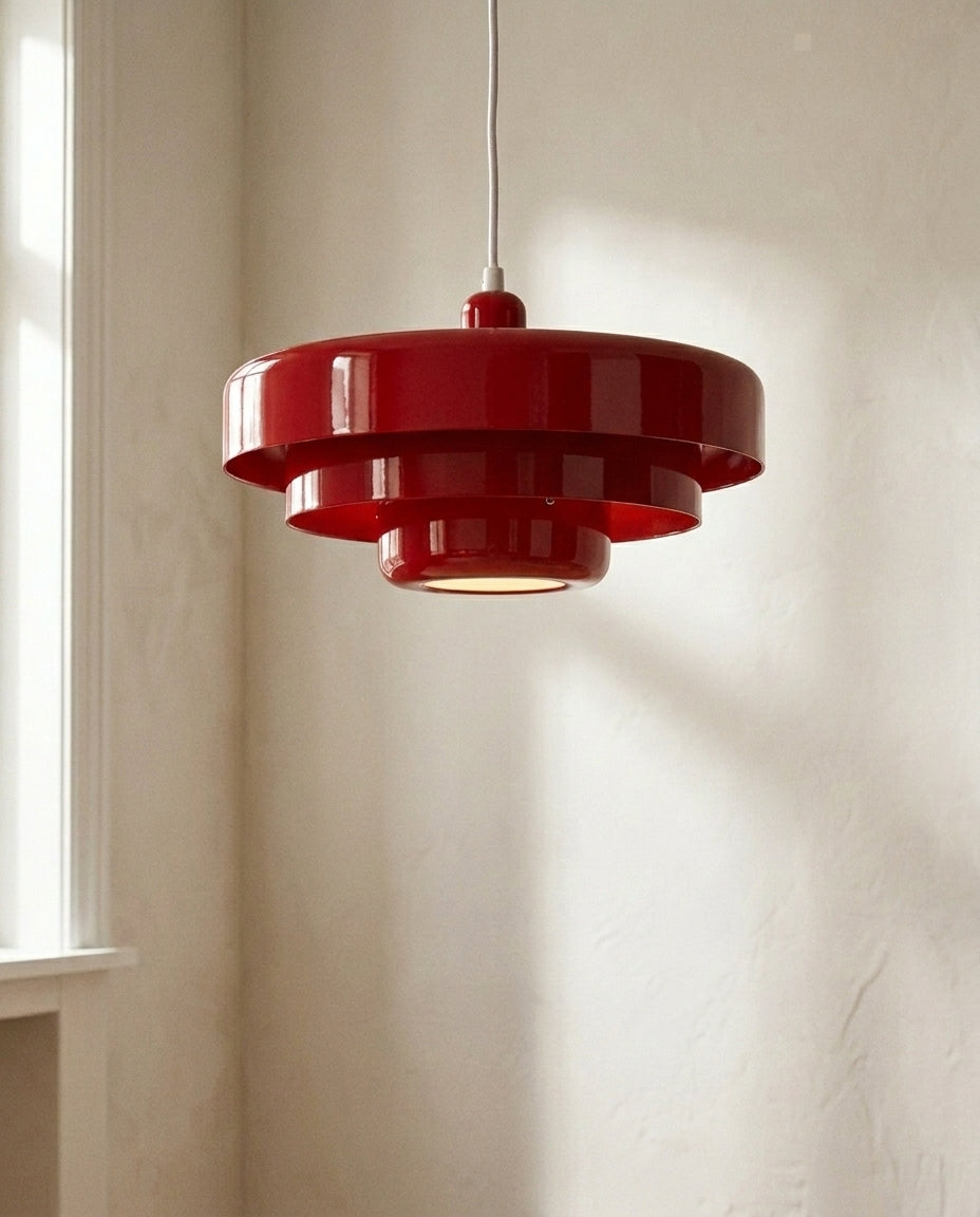 Nordisk pendel | Flerlagsdesign vintage LED-loftlampe