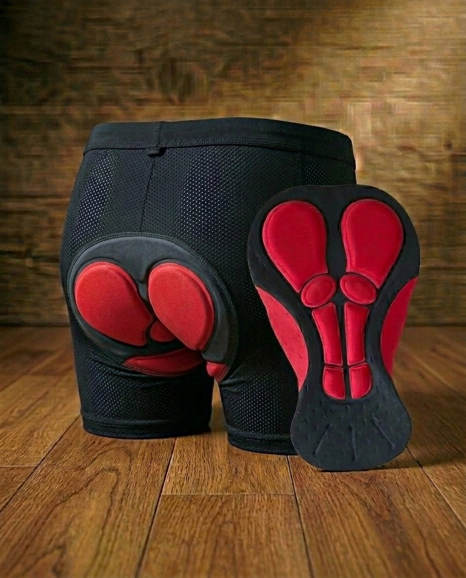 Motorcykelshorts med polstring – 5D gelkomfort