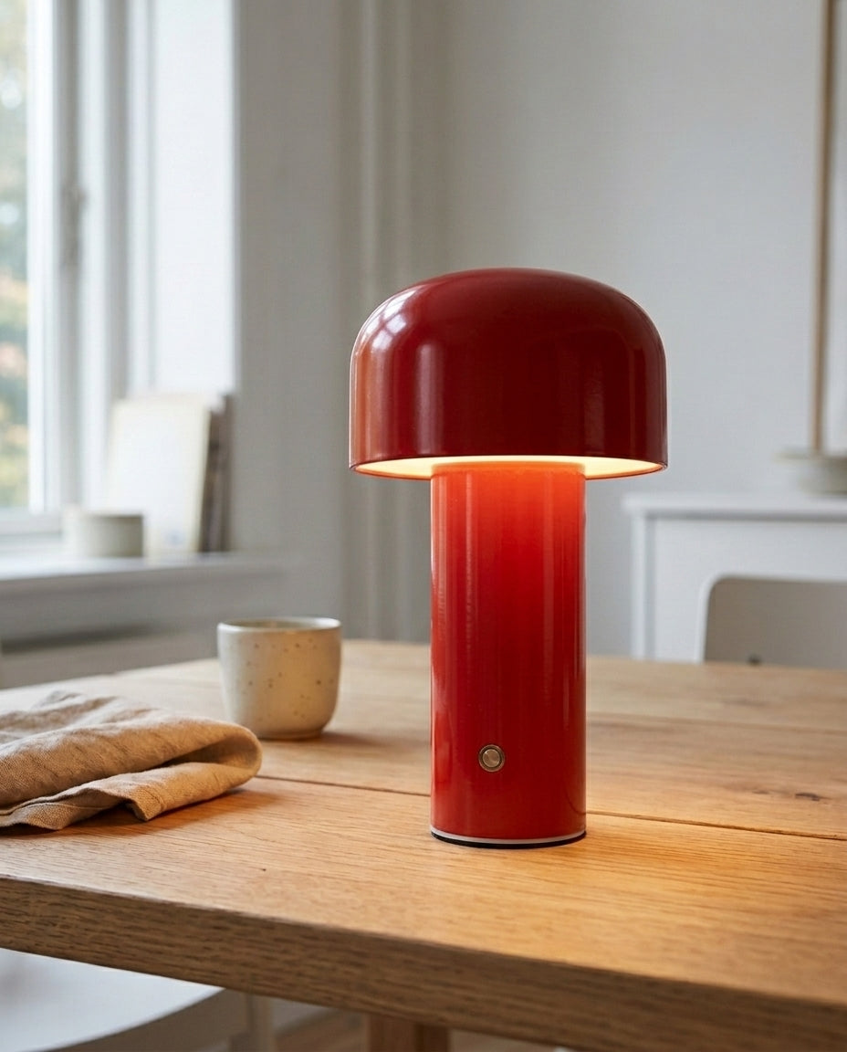 Svampelampe | Genopladelig LED-touch-lampe til skrivebord