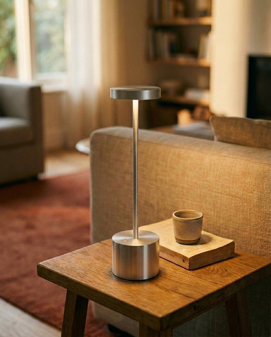 Genopladelig LED-bordlampe | Touch-dæmpning – Lumara