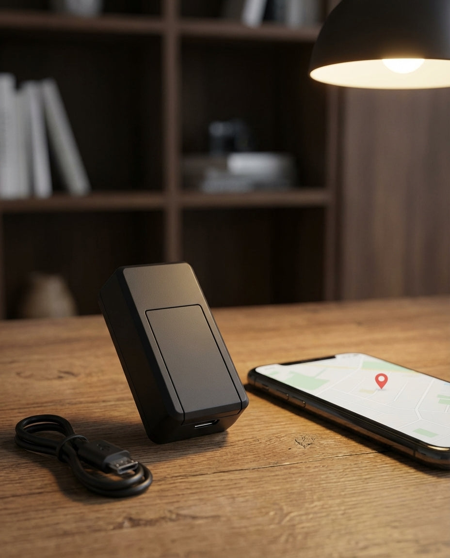 Mini Magnetisk GPS-tracker | Verdensomspændende dækning & Realtid