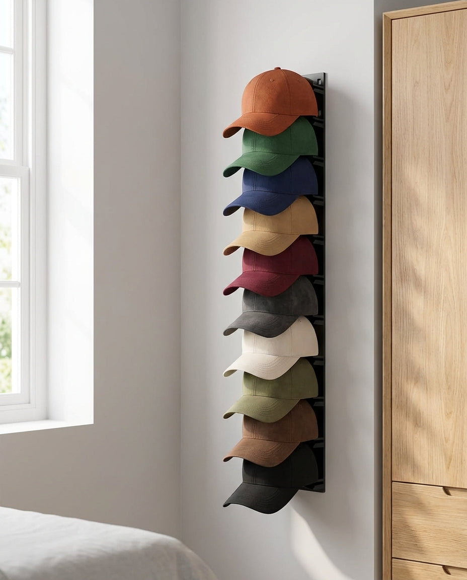 CapStack Pro – Lodret Kasketholder