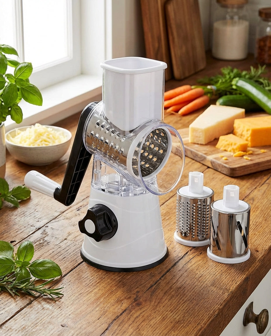 ChopMaster Pro 3-i-1 Roterende Rivejern