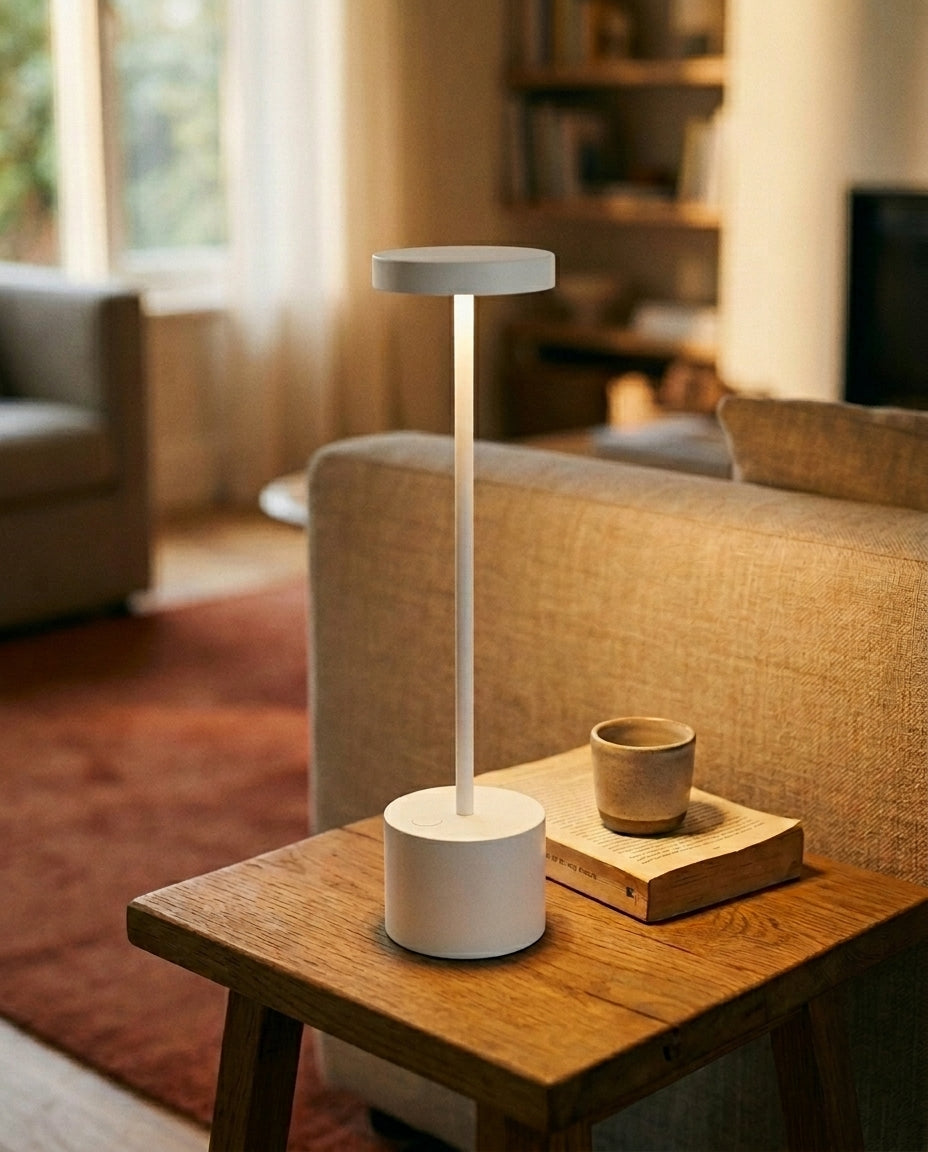 Genopladelig LED-bordlampe | Touch-dæmpning – Lumara