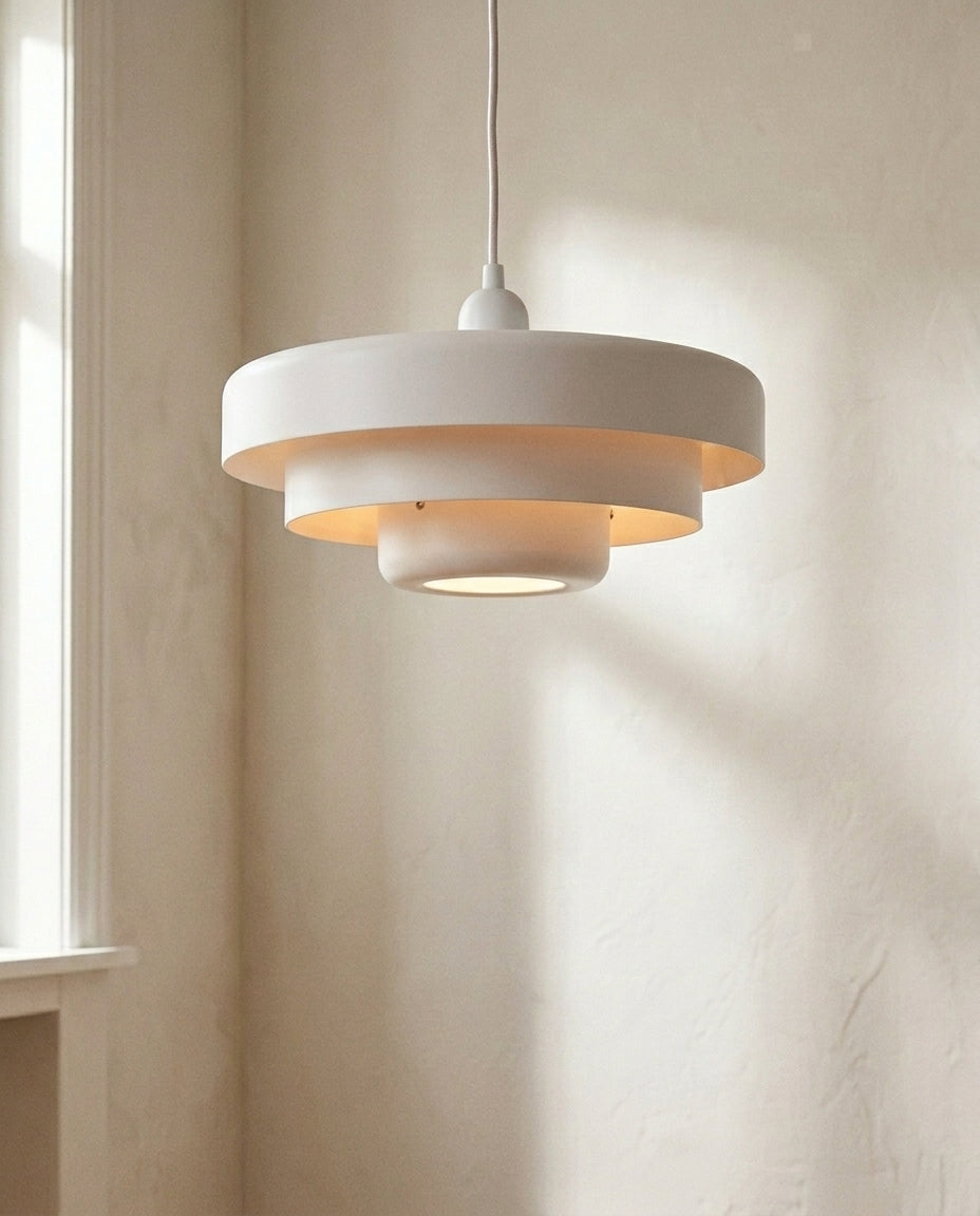 Nordisk pendel | Flerlagsdesign vintage LED-loftlampe