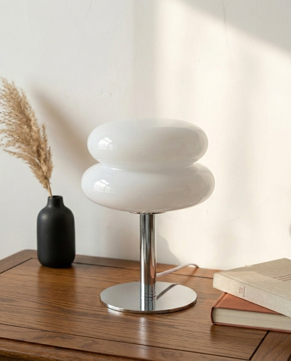 LED Bauhaus-bordlampe | Retro Orb Glødende Skrivebordslampe
