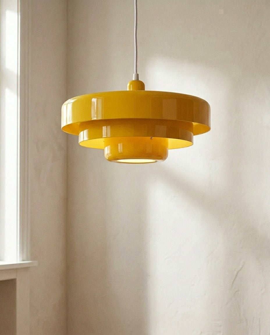 Nordisk pendel | Flerlagsdesign vintage LED-loftlampe