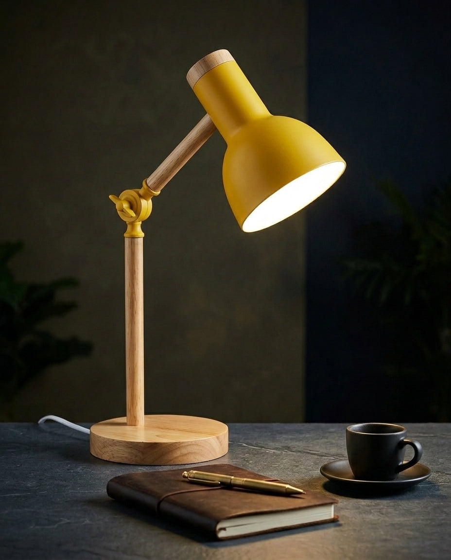Nordisk LED-skrivebordslampe – Justerbar arm & berøringsdæmper
