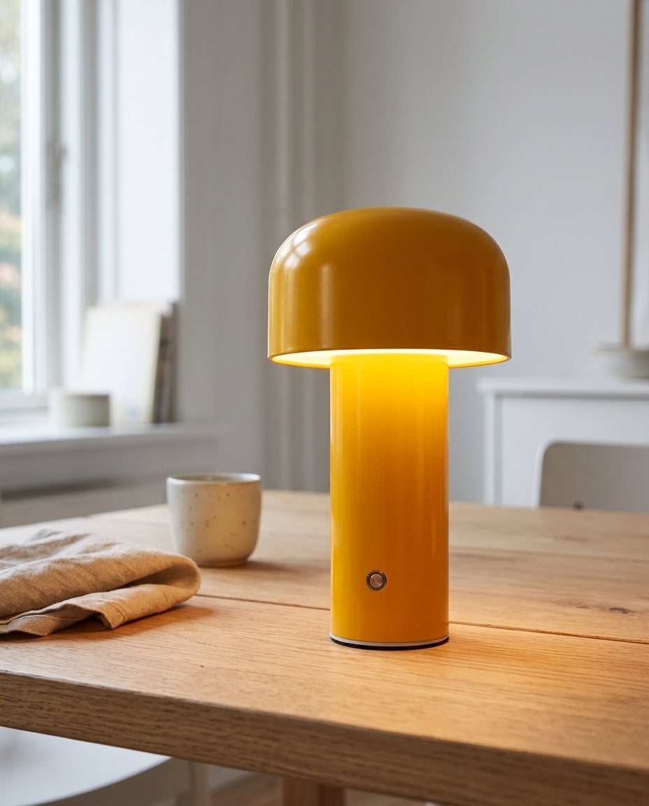 Svampelampe | Genopladelig LED-touch-lampe til skrivebord